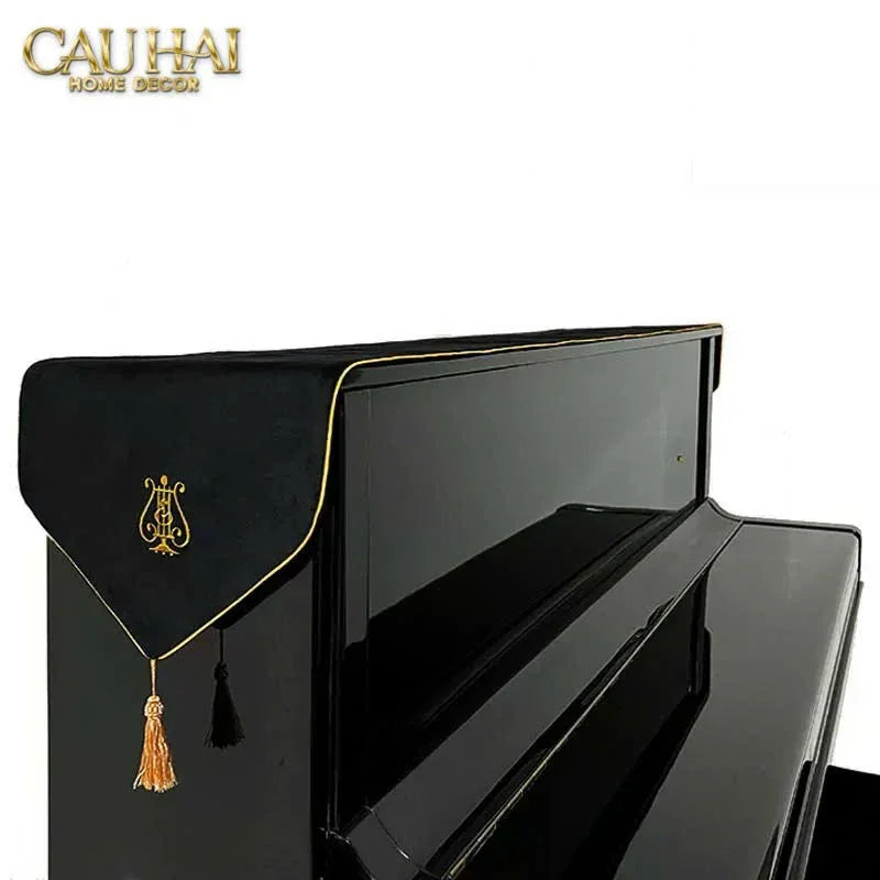 Khăn Phủ Piano Steinway Phantom Velvet D'Or Runner 36X225-KHĂN TRẢI BÀN-Đối tác tại Trung Quốc theo từng đơn đặt hàng-CẬU HAI HOME DECOR