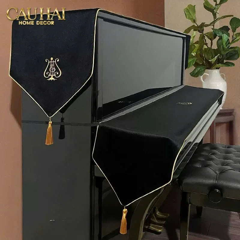 Khăn Phủ Piano Steinway Phantom Velvet D'Or Runner 36X225-KHĂN TRẢI BÀN-Đối tác tại Trung Quốc theo từng đơn đặt hàng-CẬU HAI HOME DECOR