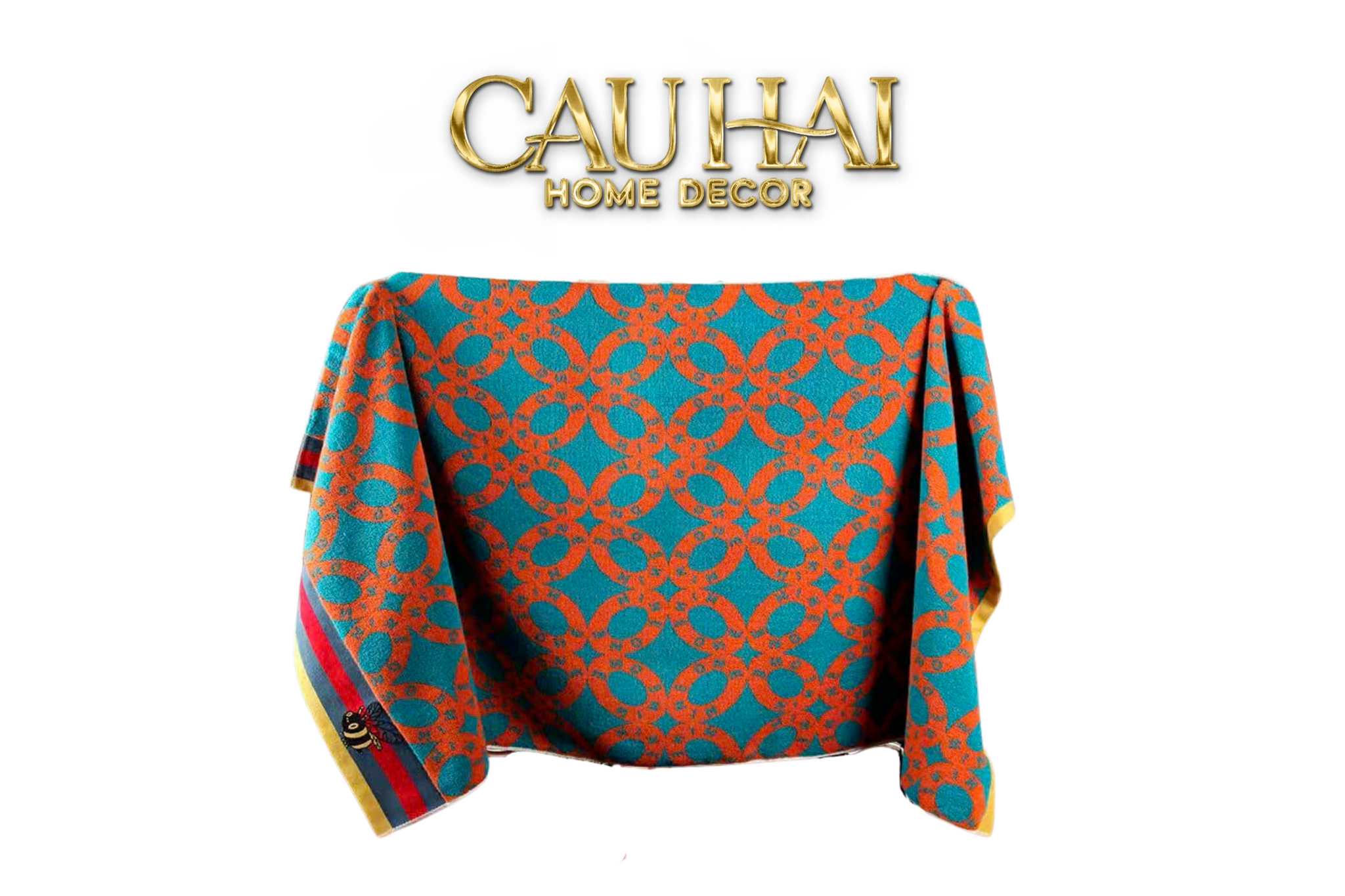 KHĂN TẮM 70X140 - GEOMETRIC CHAIN GC BATH TOWEL-CẬU HAI HOME DECOR