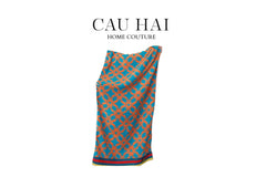 Khăn Tắm 70X140 - Geometric Chain Gc Bath Towel-CẬU HAI HOME DECOR