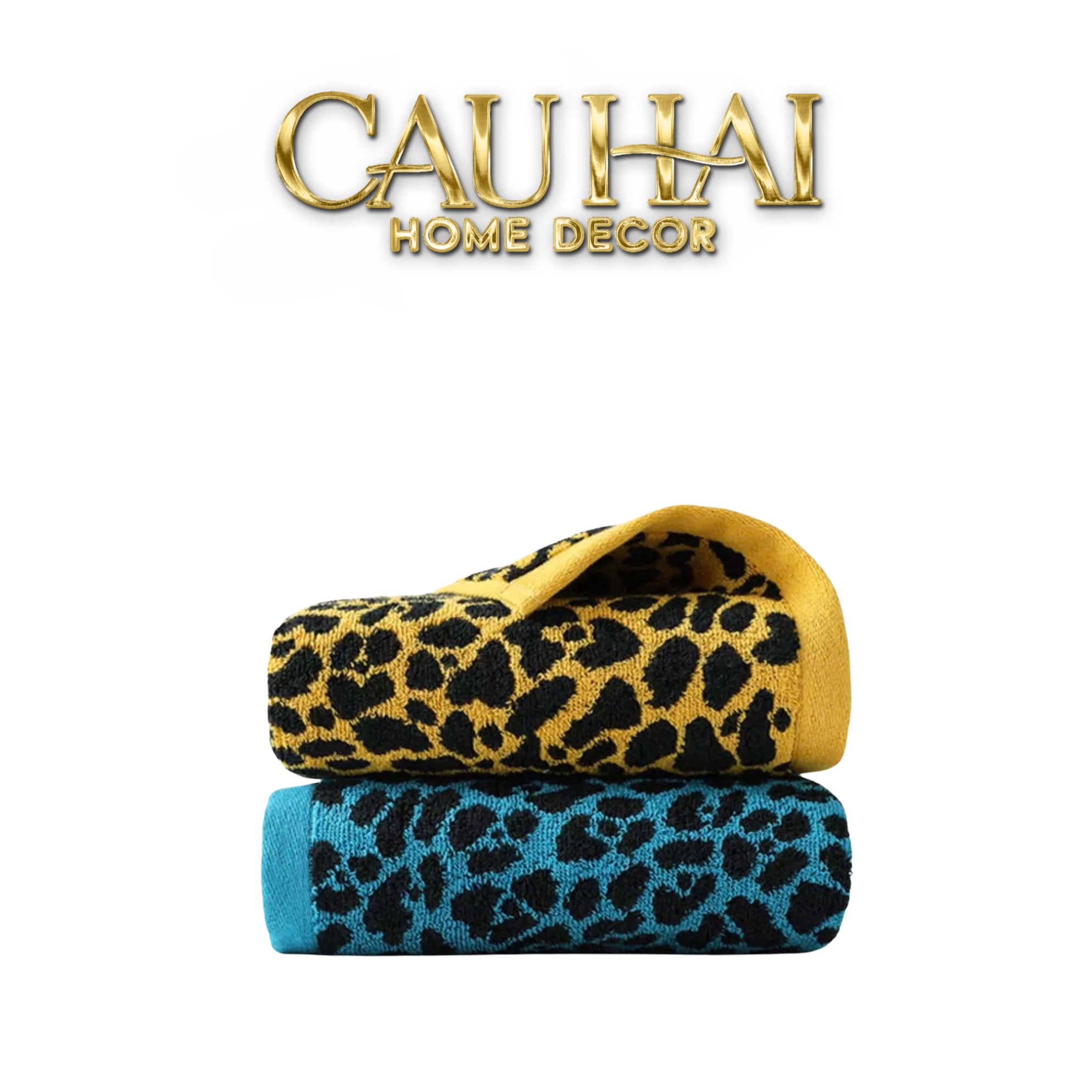 KHĂN TẮM 70X140 - LEOPARD PREMIUM BATH TOWEL-CẬU HAI HOME DECOR