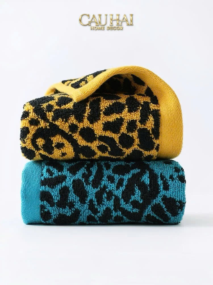 KHĂN TẮM 70X140 - LEOPARD PREMIUM BATH TOWEL-CẬU HAI HOME DECOR