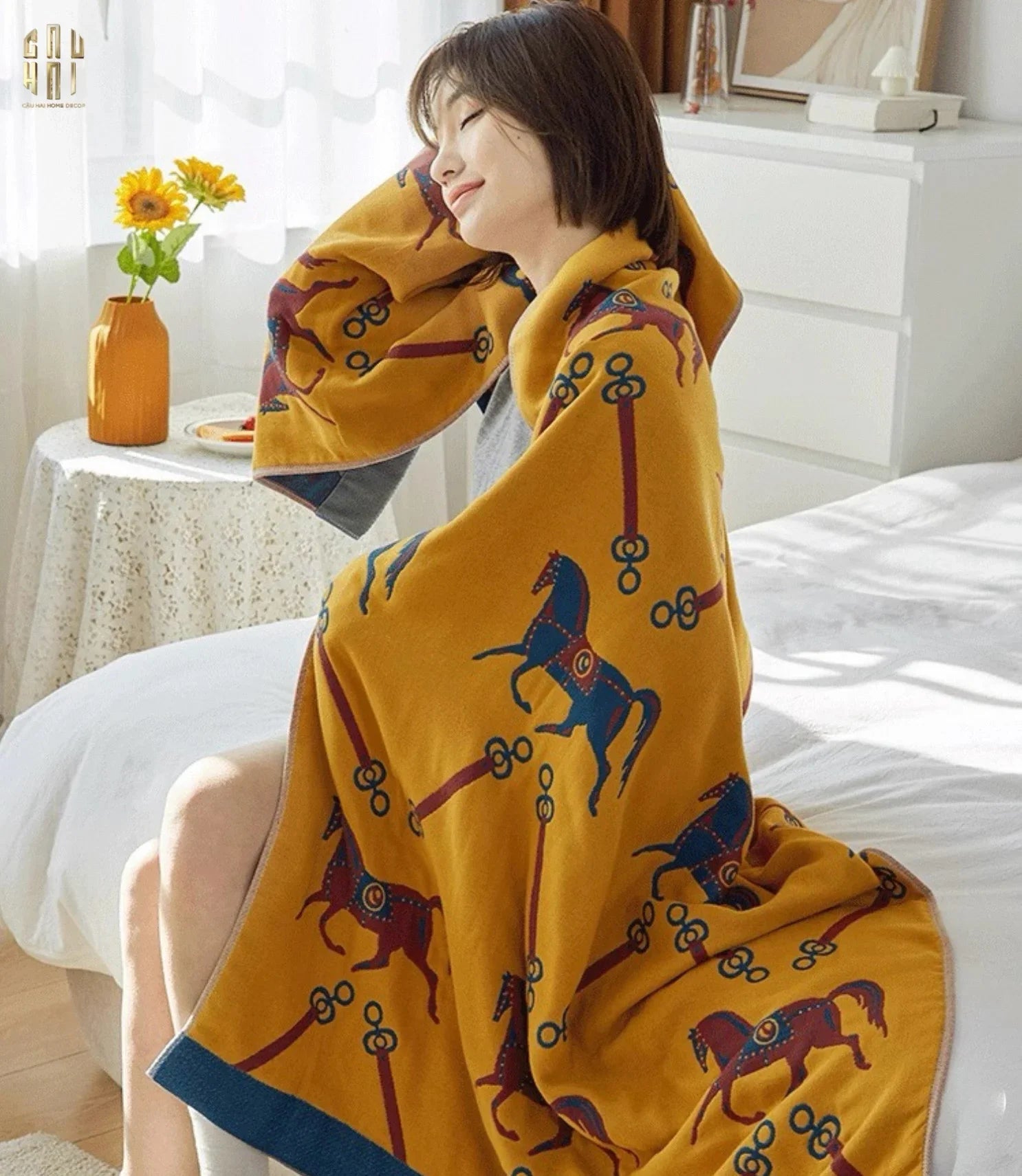 KHĂN TẮM 90x180 SUITE CLASS - CHEVAL NOBLE - BATH TOWEL-CẬU HAI HOME DECOR