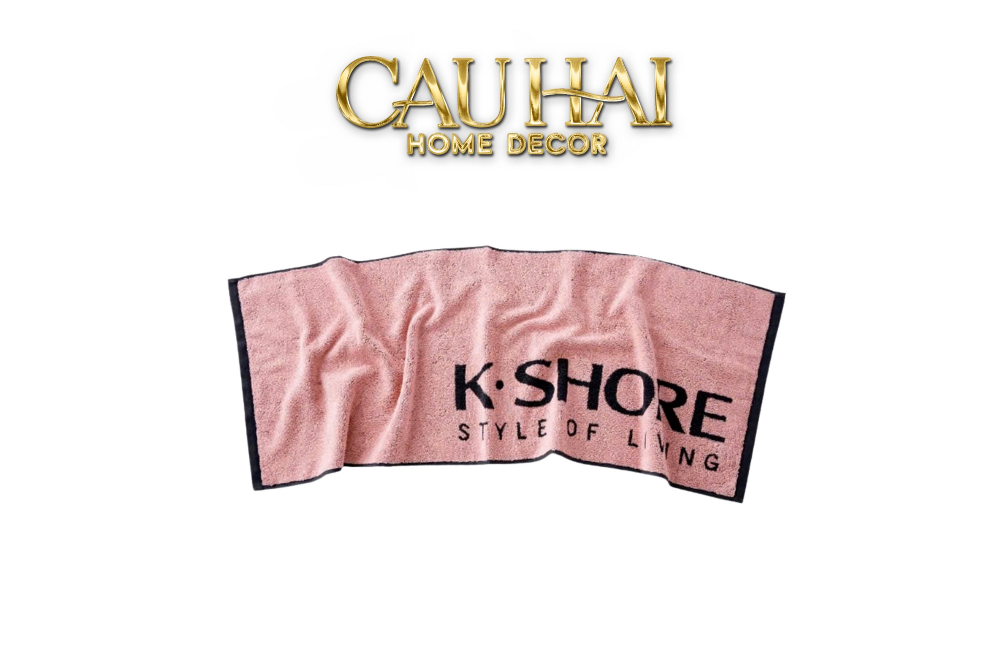 KHĂN THỂ THAO 38x120 - K.SHORE SPORTY TOWEL PINK-CẬU HAI HOME DECOR