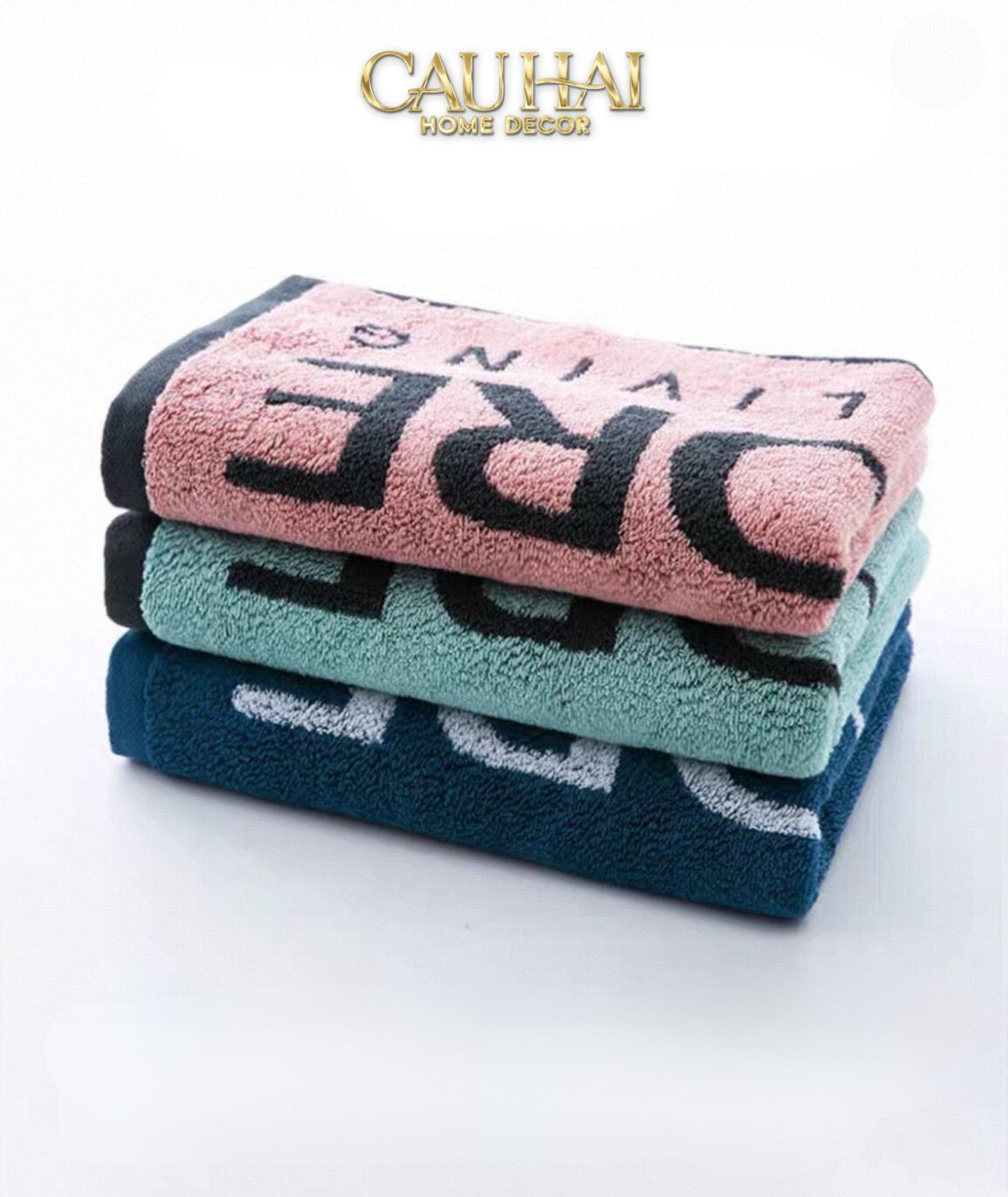 Khăn Thể Thao 38X120 - K.Shore Sporty Towel Pink - CẬU HAI HOME DECOR