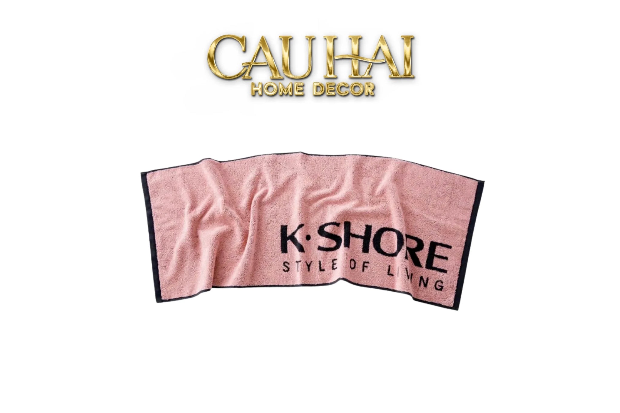 Khăn Thể Thao 38X120 - K.Shore Sporty Towel Pink-CẬU HAI HOME DECOR