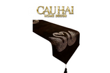 Khăn Trải Bàn - Enigma Swan Velvet Table Runner 30X220 - CẬU HAI HOME DECOR