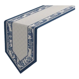 Khăn Trải Bàn Indigo Dynasty Heritage Pastoral Table Runner 3M6