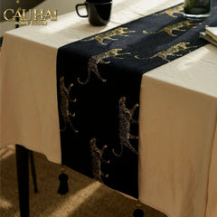 Khăn Trải Bàn - Jarguar Savoir Table Runner 30X240-CẬU HAI HOME DECOR