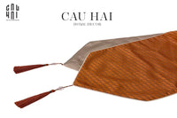 Khăn Trải Bàn Lụa Silk Path - Tabac 2M1-CẬU HAI HOME DECOR