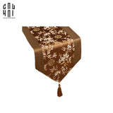 KHĂN TRẢI BÀN MAI LAN CÚC TRÚC 4M - TABLE RUNNER MAI LAN CÚC TRÚC 4M-CẬU HAI HOME DECOR