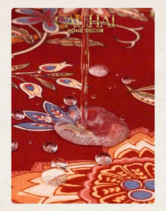 Khăn Trải Bàn Nhung - Floral Rouge Table Runner 3M6-CẬU HAI HOME DECOR