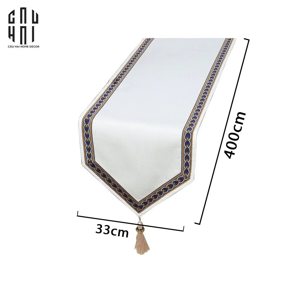Khăn Trải Bàn - Opaline Lux Velvet D'Amour Table Runner 4M Table Runner - CẬU HAI HOME DECOR