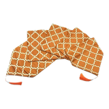Maison Couture -  Khăn Trải Bàn Lụa Treillis Doré Orange Fauve Silk Table Runner 2m4