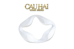 Khay 4 Mùa Quatre Saisons Porcelaine Blanche Plateau-CẬU HAI HOME DECOR