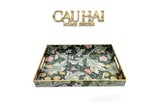 Khay Acrylic Chữ Nhật Folklore Forest Baroque Decorative Trays 30X40-KHAY TRANG TRÍ-CẬU HAI HOME DECOR