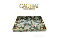 Khay Acrylic Chữ Nhật Folklore Forest Baroque Decorative Trays 30X40-CẬU HAI HOME DECOR