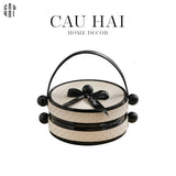 KHAY BÁNH KẸO 2 TẦNG LOVELY SERENA-CẬU HAI HOME DECOR