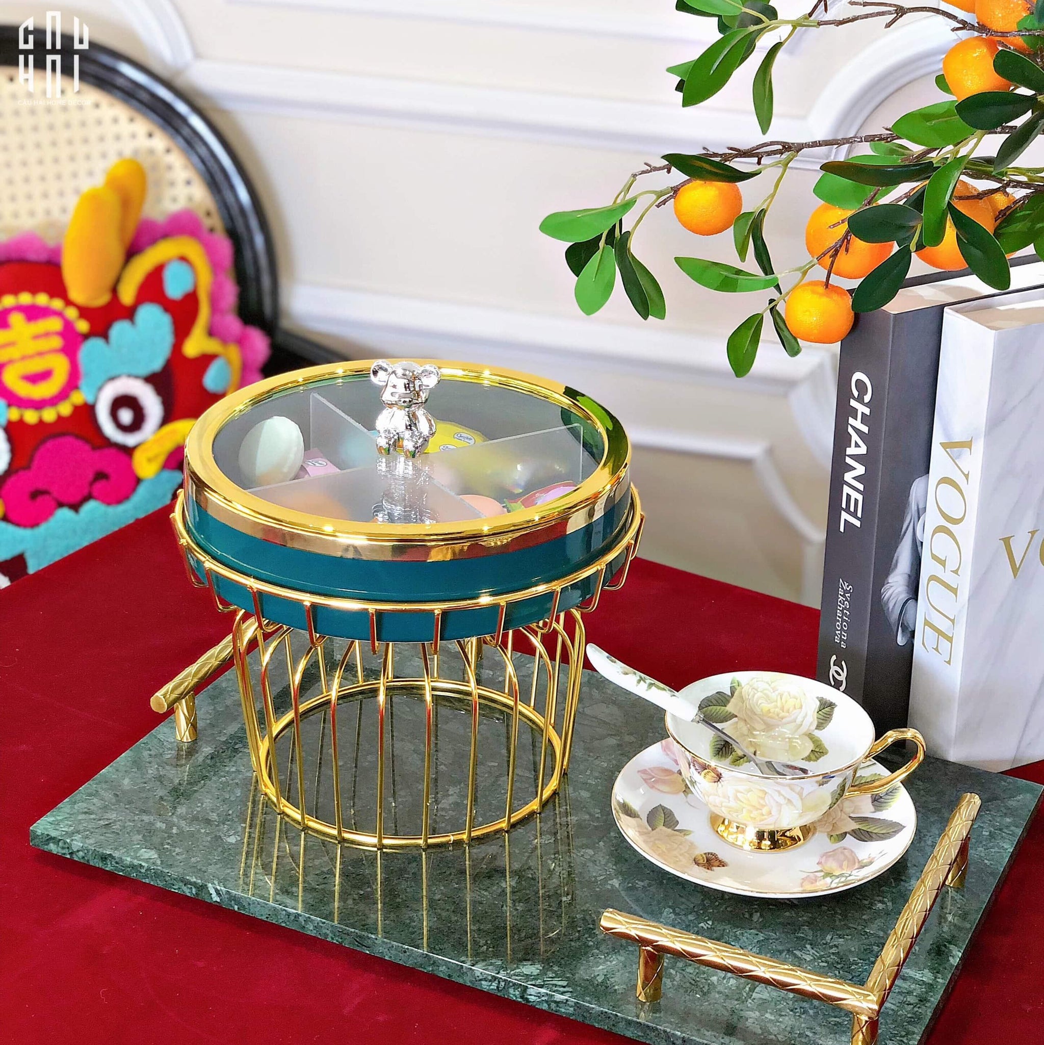 KHAY BÁNH MỨT CRYSTAL JADE PREMIUM-CẬU HAI HOME DECOR