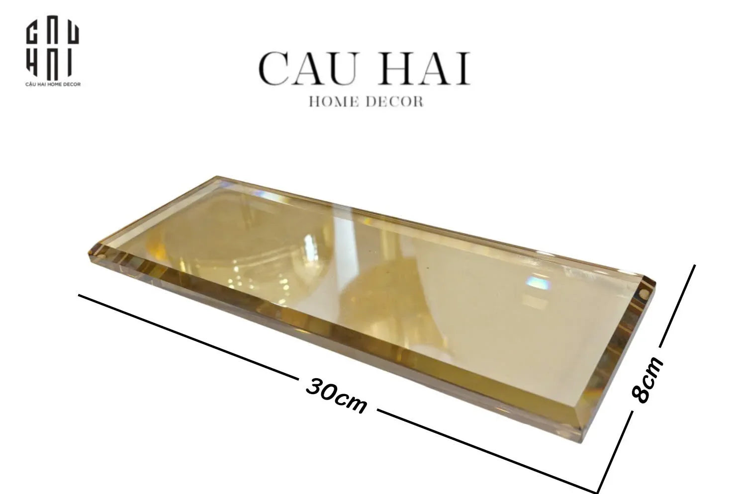 Khay Bathroom Kit Crystal Delight – Champagne-KHAY TRANG TRÍ-CẬU HAI HOME DECOR