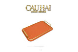 Khay Da Chữ Nhật Atelier Burnt-O Leather Rectangular Tray 49x35cm-KHAY TRANG TRÍ-CẬU HAI HOME DECOR