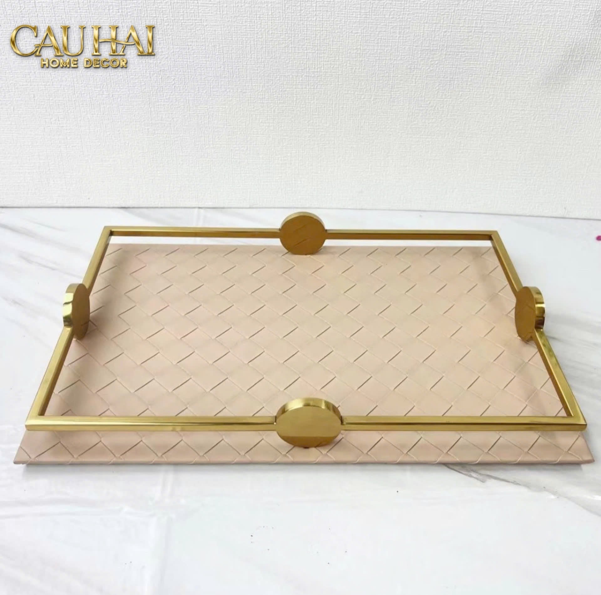 KHAY DA ĐAN WOVEN LATTE 25x38-CẬU HAI HOME DECOR