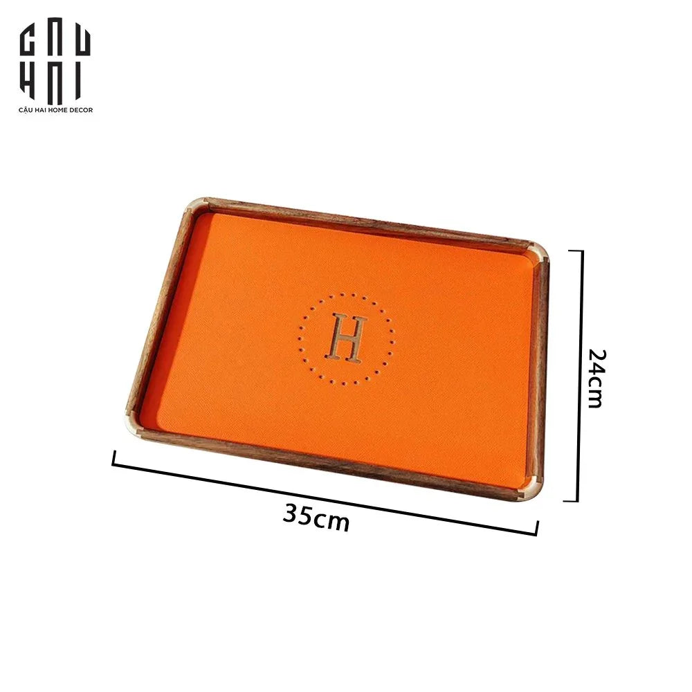 KHAY DA ORANGE H SIGNATURE FULLBOX SS22-CẬU HAI HOME DECOR