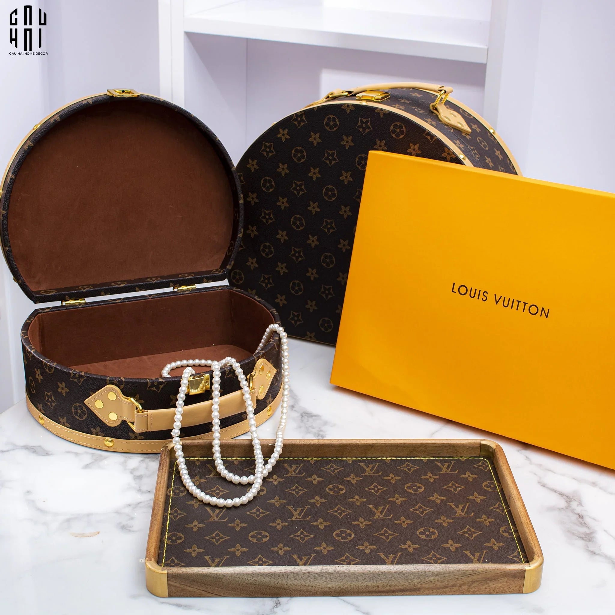 KHAY DA TRANG TRÍ LOUIS - FULL BOX SS25-CẬU HAI HOME DECOR