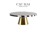 KHAY ĐÁ TRÒN REFLECTION PEDESTAL TRAY D30-CẬU HAI HOME DECOR