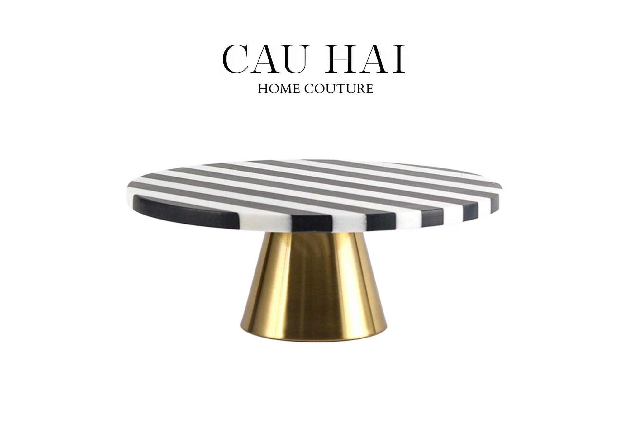 KHAY ĐÁ TRÒN REFLECTION PEDESTAL TRAY D30-CẬU HAI HOME DECOR