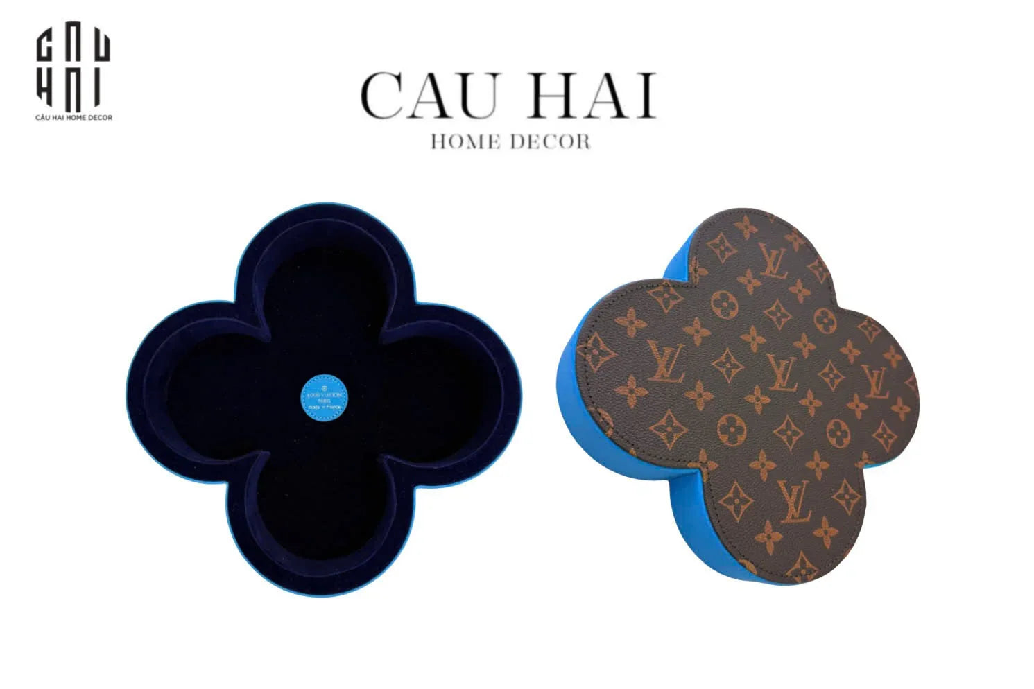 KHAY FLEUR MONOGRAM LOUIS.V – CIEL BLEU-CẬU HAI HOME DECOR