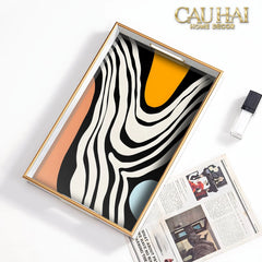 Khay Gỗ Chữ Nhật V Class Golden Barocco Noire Coupe de Dieux 25x38-CẬU HAI HOME DECOR