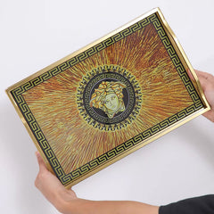 Khay Gỗ Chữ Nhật V Class Golden Barocco Noire Coupe de Dieux 25x38-CẬU HAI HOME DECOR