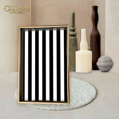 Khay Gỗ Tròn Acrylic Sauvage Vermilion Zebra Round Serving Trays D35-CẬU HAI HOME DECOR