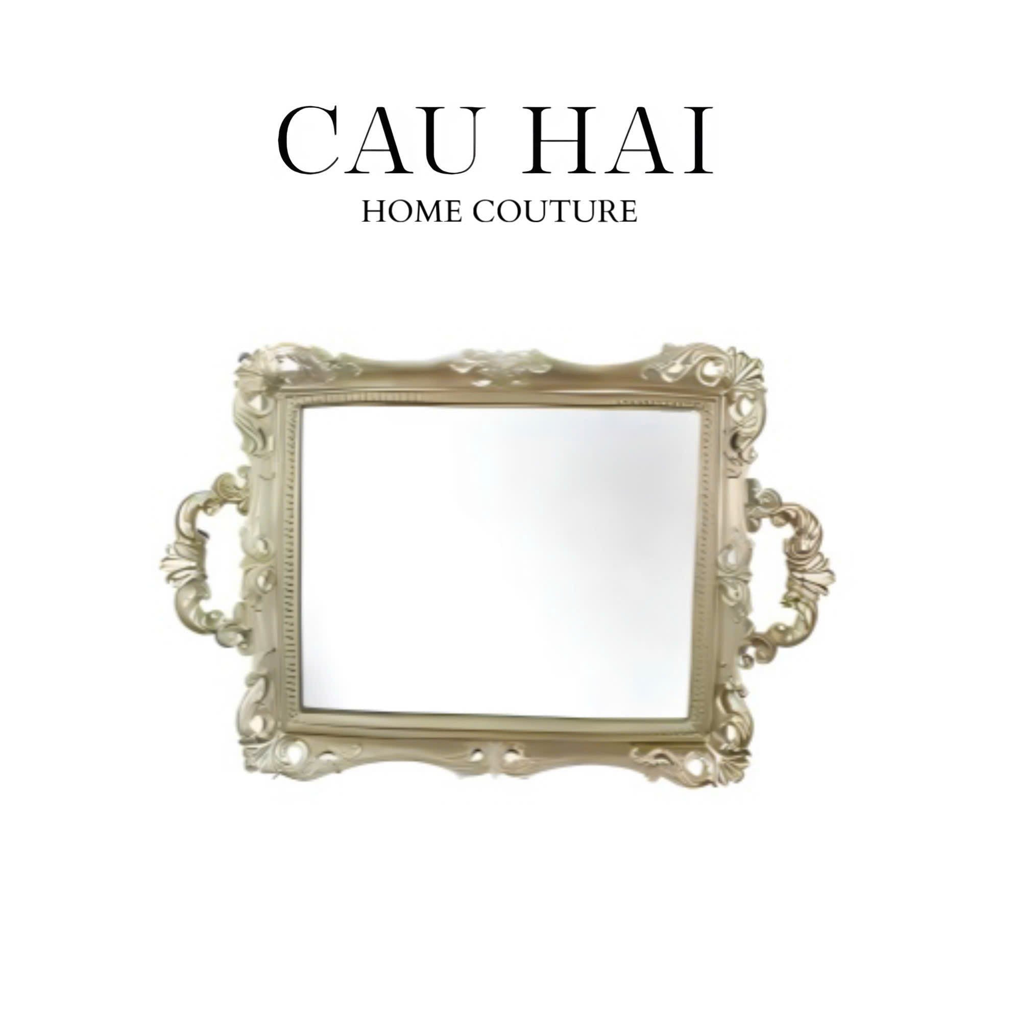 KHAY GƯƠNG BAROQUE FRAME SIZE 38-CẬU HAI HOME DECOR