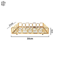 Khay Gương Chữ Nhật Buckingham Size M Ss25-CẬU HAI HOME DECOR