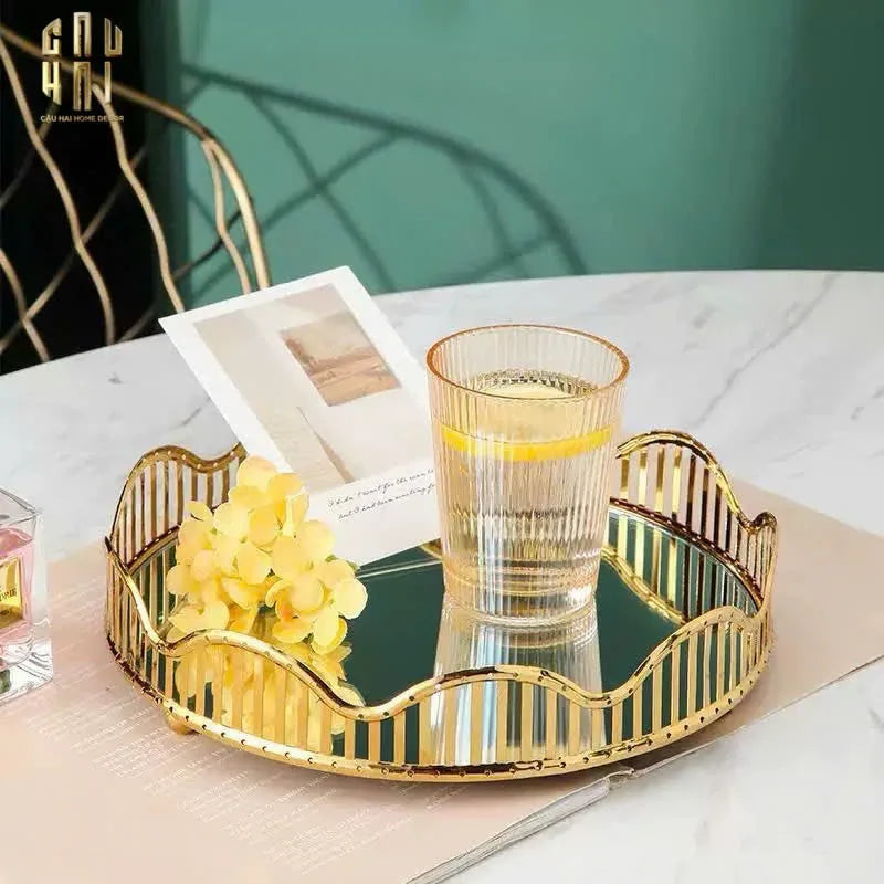 KHAY GƯƠNG TRÒN ROUND CURVES. SS25-CẬU HAI HOME DECOR