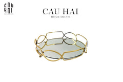 Khay Gương Tròn Round Taylor Ss25-KHAY TRANG TRÍ-CẬU HAI HOME DECOR