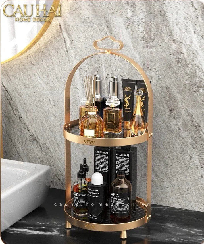 Khay Kệ Phòng Tắm Kệ Bàn Trang Điểm 2 Tầng Chống Nước Clair Waterproof Tiered Organizers-CẬU HAI HOME DECOR