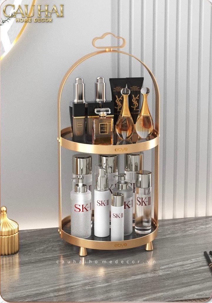 Khay Kệ Phòng Tắm Kệ Bàn Trang Điểm 2 Tầng Chống Nước Clair Waterproof Tiered Organizers-CẬU HAI HOME DECOR
