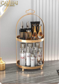 Khay Kệ Phòng Tắm Kệ Bàn Trang Điểm 2 Tầng Chống Nước Clair Waterproof Tiered Organizers-CẬU HAI HOME DECOR