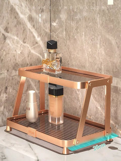 Khay Kệ Phòng Tắm Kệ Bàn Trang Điểm 2 Tầng Chống Nước Twinkle Waterproof Tiered Organizers-CẬU HAI HOME DECOR