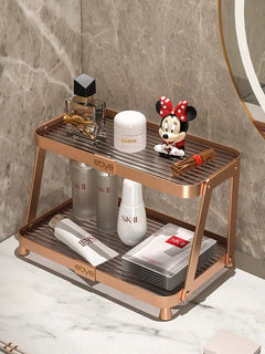 Khay Kệ Phòng Tắm Kệ Bàn Trang Điểm 2 Tầng Chống Nước Twinkle Waterproof Tiered Organizers-CẬU HAI HOME DECOR