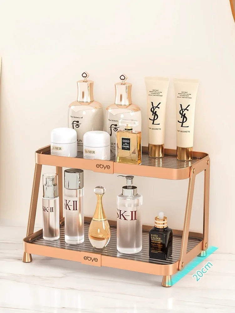 Khay Kệ Phòng Tắm Kệ Bàn Trang Điểm 2 Tầng Chống Nước Twinkle Waterproof Tiered Organizers-CẬU HAI HOME DECOR