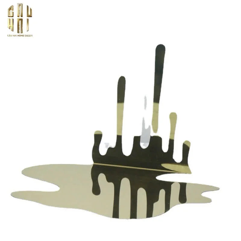 Khay Melted Gold Reflection-CẬU HAI HOME DECOR