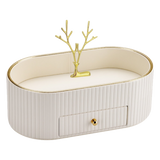 Khay Trang Sức Oval Stag Antler Atelier Cream 28.5x15.3x10 - Cậu Hai Home Decor