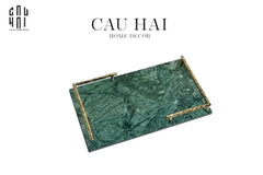 Khay Trang Trí Vân Đá Marble Premium Ss22-CẬU HAI HOME DECOR