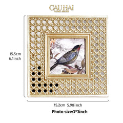 Khung Ảnh Golden Cannage Canari 15X15-KHUNG ẢNH-CẬU HAI HOME DECOR