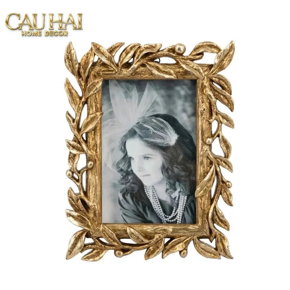 Khung Ảnh Heritage Olive Gilded Frame 6.5" X 8.5"-CẬU HAI HOME DECOR