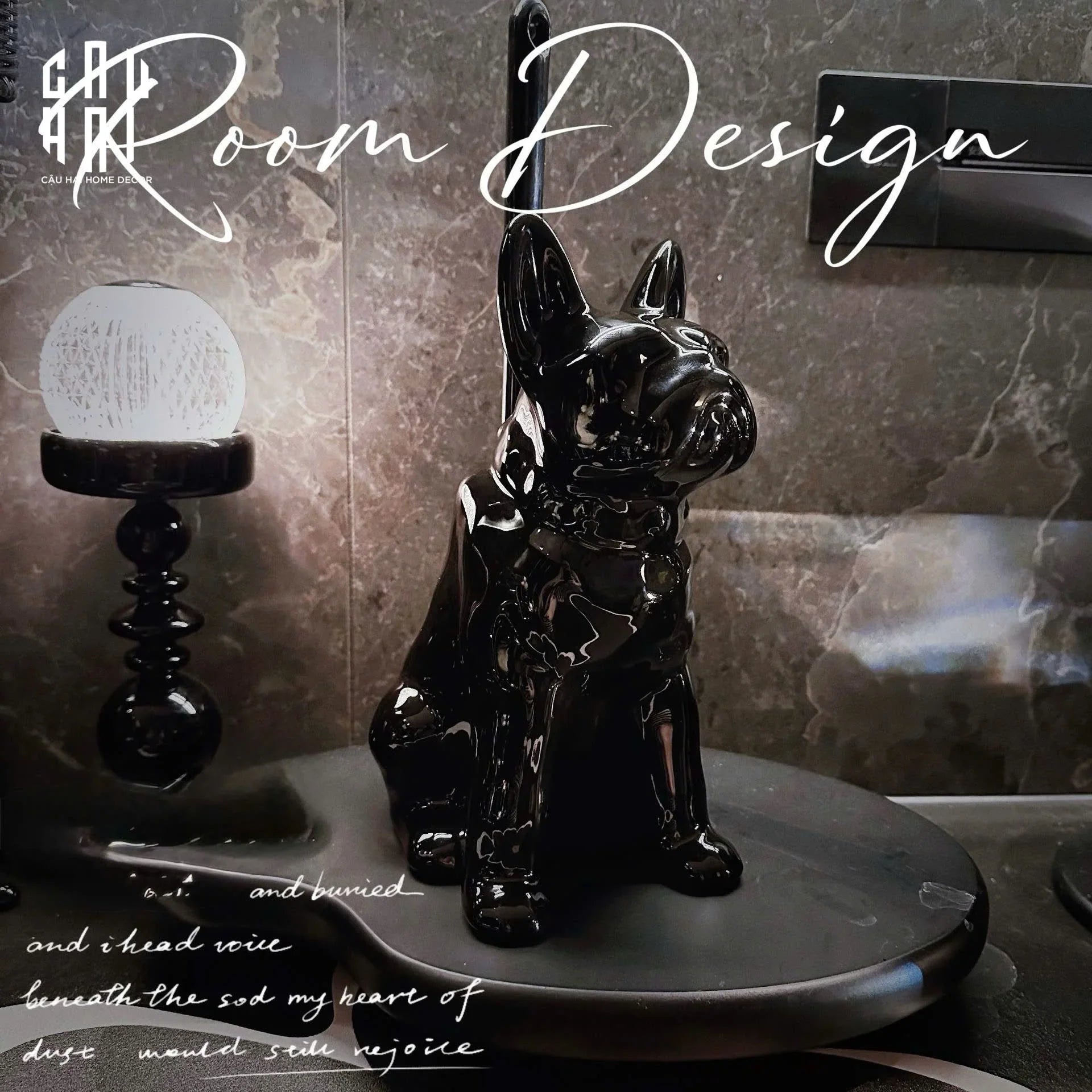 KIT NHÀ TẮM BLACK BULL-CẬU HAI HOME DECOR